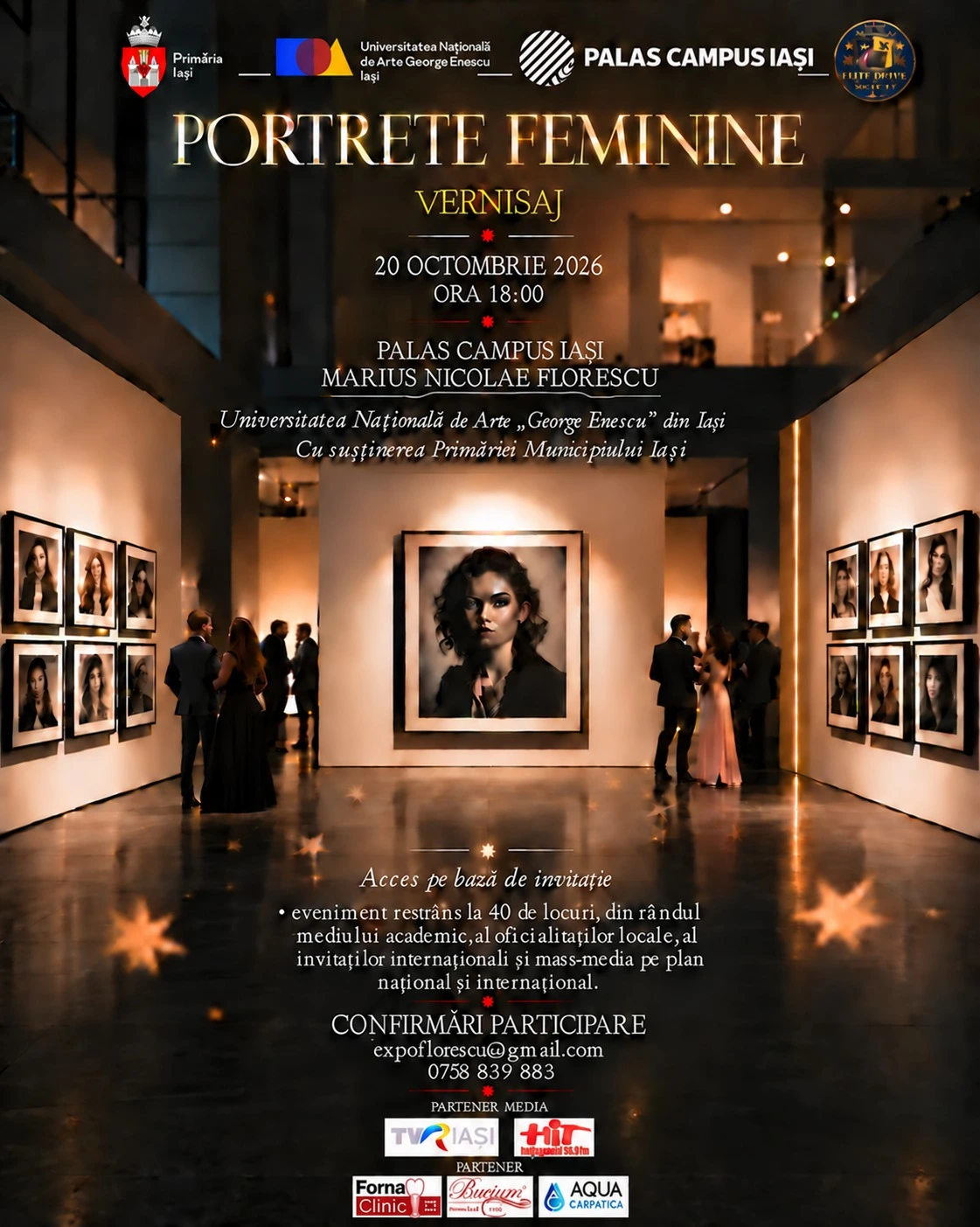 Invitație Portrete Feminine